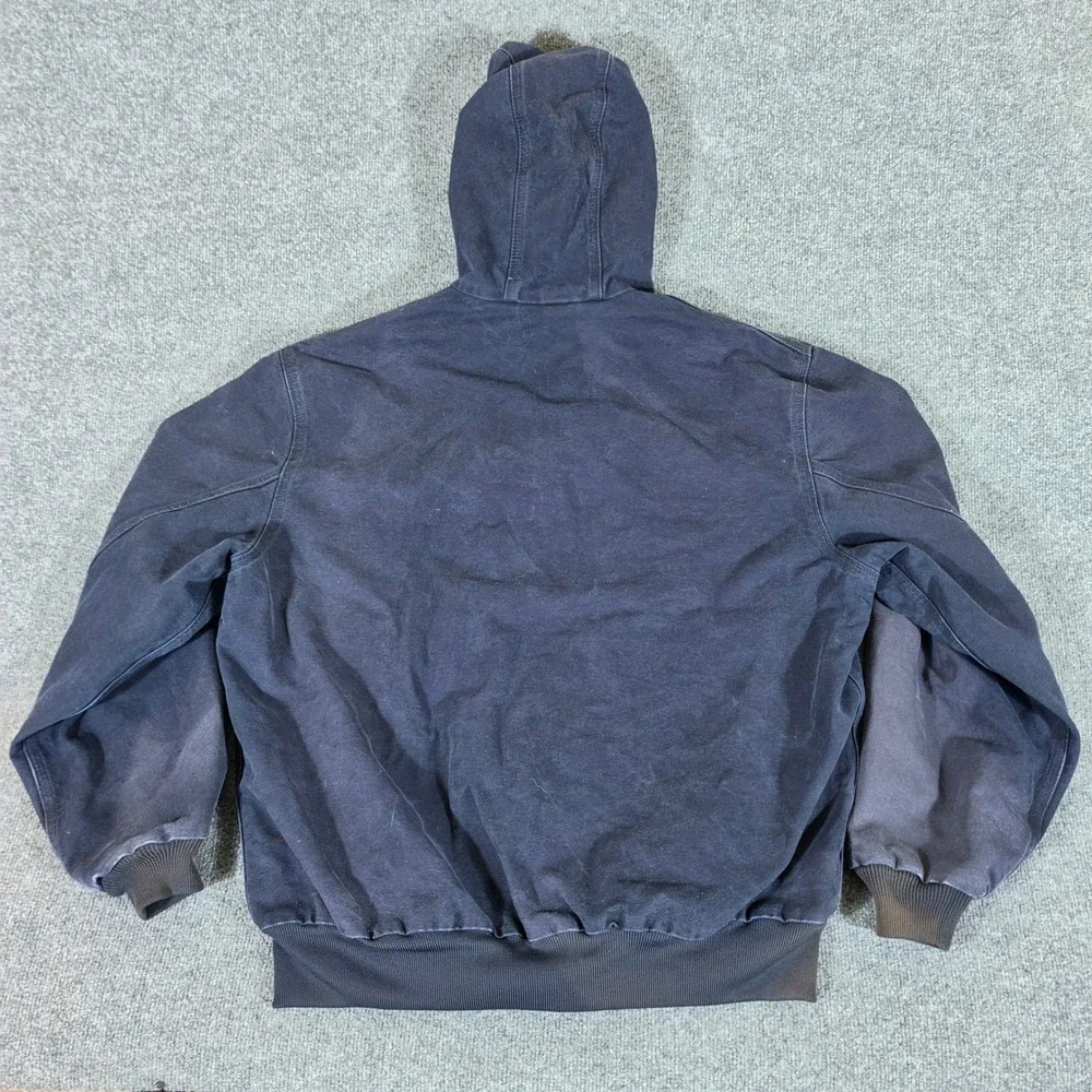 Carhartt J25 MDT Midnight Blue Sandstone Duck Active Jacket Mens XL Regular